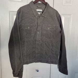 Goodfellow and Co Gray Corduroy Trucker Jacket